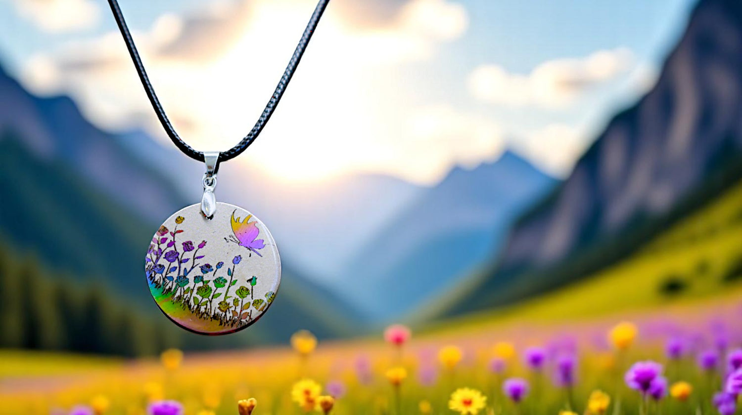 Butterfly & Flowers - A1085