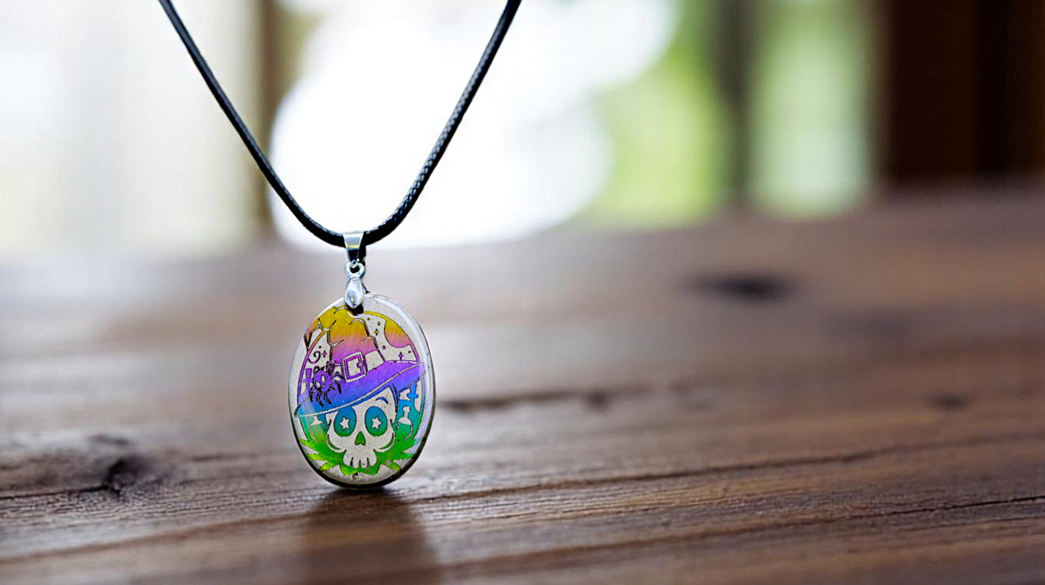 Cartoon Halloween Skull - C1141