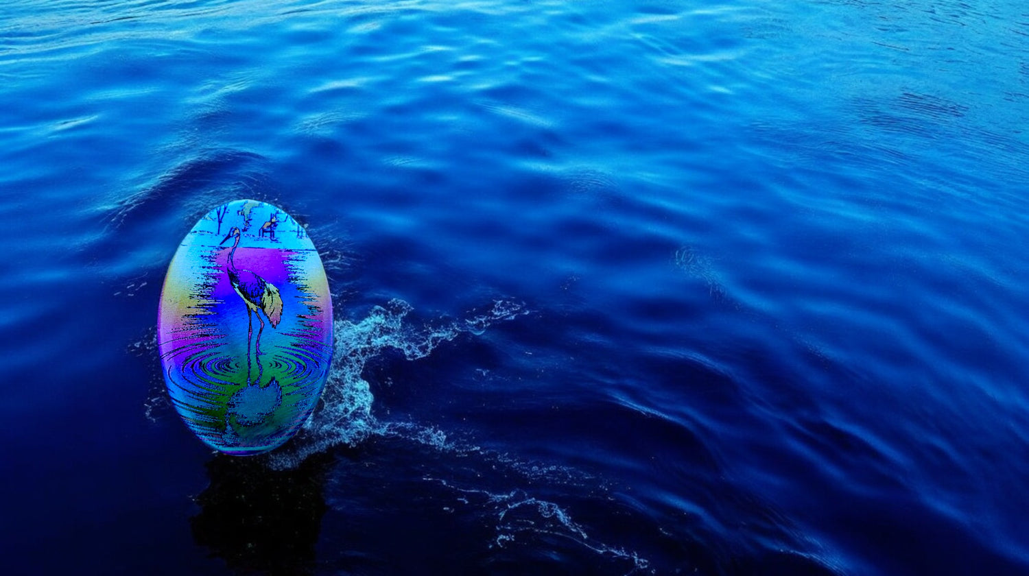 Blue Heron Medallion - MC387